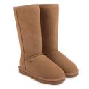 Ladies Tall Classic Sheepskin Boots Chestnut Extra Image 4 Preview